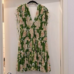 REBECCA TAYLOR Mesh Summer Floral Dress